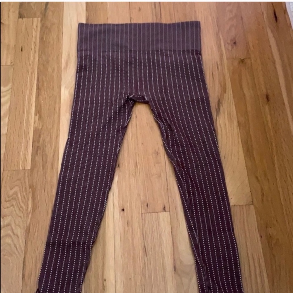 Morgan Stewart Sport Pinstripe Leggings